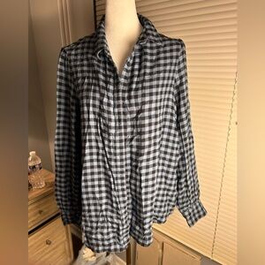 Beach lounge lunch Flannel EUC